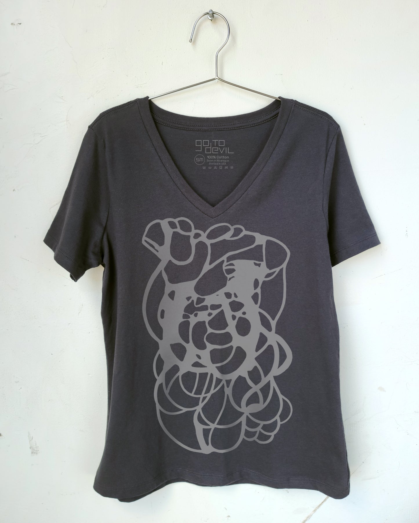 Scribble Women's Vee Neck Tee