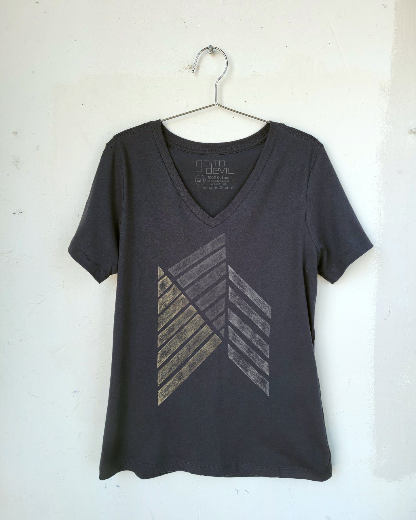 Triangle Women's Vee Neck Tee